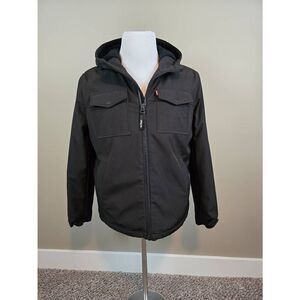 Levis Men's Soft Shell Hooded Coat Sz M